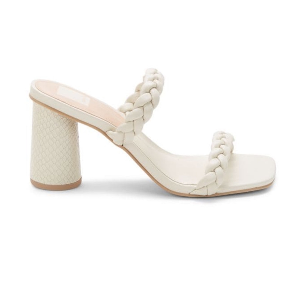 DOLCE VITA white heels